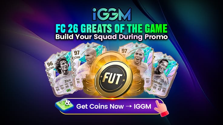 Buy cheap EA Sports FC 26 Coins at IGGM.com! Safe FUT 26 Coins for PS4/PS5, Xbox One/Series and PC with instant delivery, no ban risk & exclusive discounts.