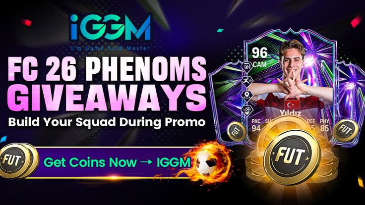 Buy cheap EA Sports FC 26 Coins at IGGM.com! Safe FUT 26 Coins for PS4/PS5, Xbox One/Series and PC with instant delivery, no ban risk & exclusive discounts.