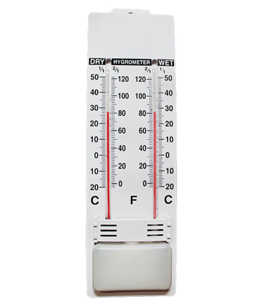 Wet Bulb and Dry Bulb Hygrometer Analog Moisture Meter: Buy Wet Bulb and Dry  Bulb Hygrometer Analog Moisture Meter Online at Low Price in India -  Snapdeal
